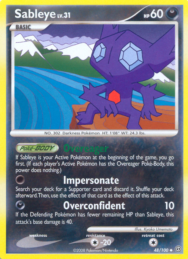 Stormfront Sableye #48/100